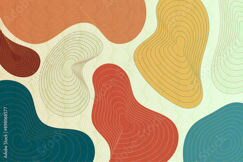 Organic Abstract Patterns Organic Shapes Warm Tones Abstract Organic Shapes Layered Shapes