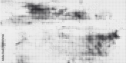 Glitch distorted grunge layer . Noise destroyed texture . Trendy defect error shapes