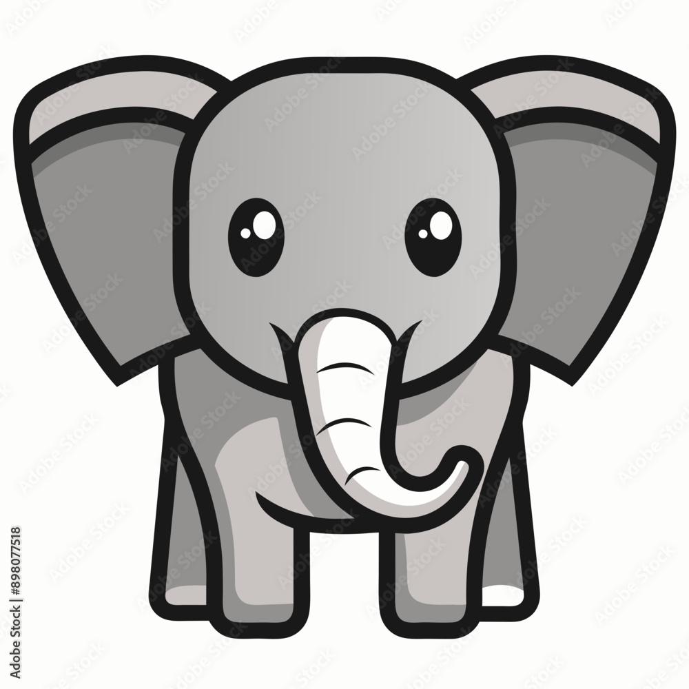 Obraz premium baby elephant Vector