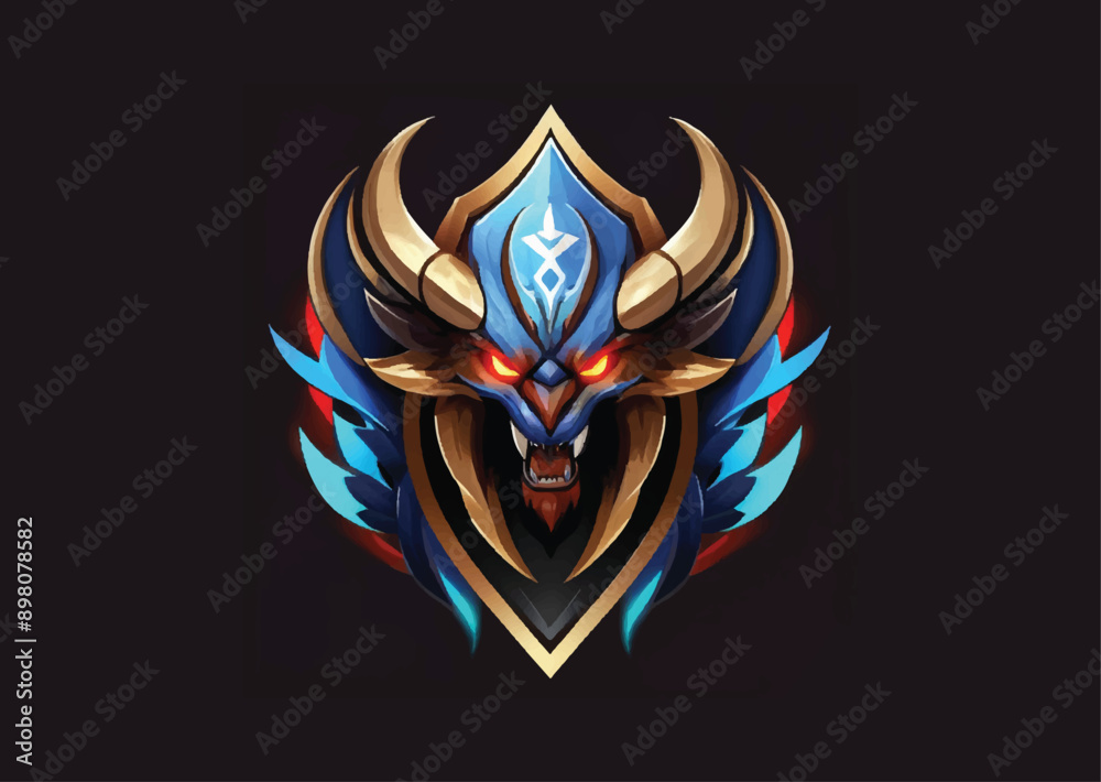 Dragon mascot esport team logo Dragon mascot esport team logo