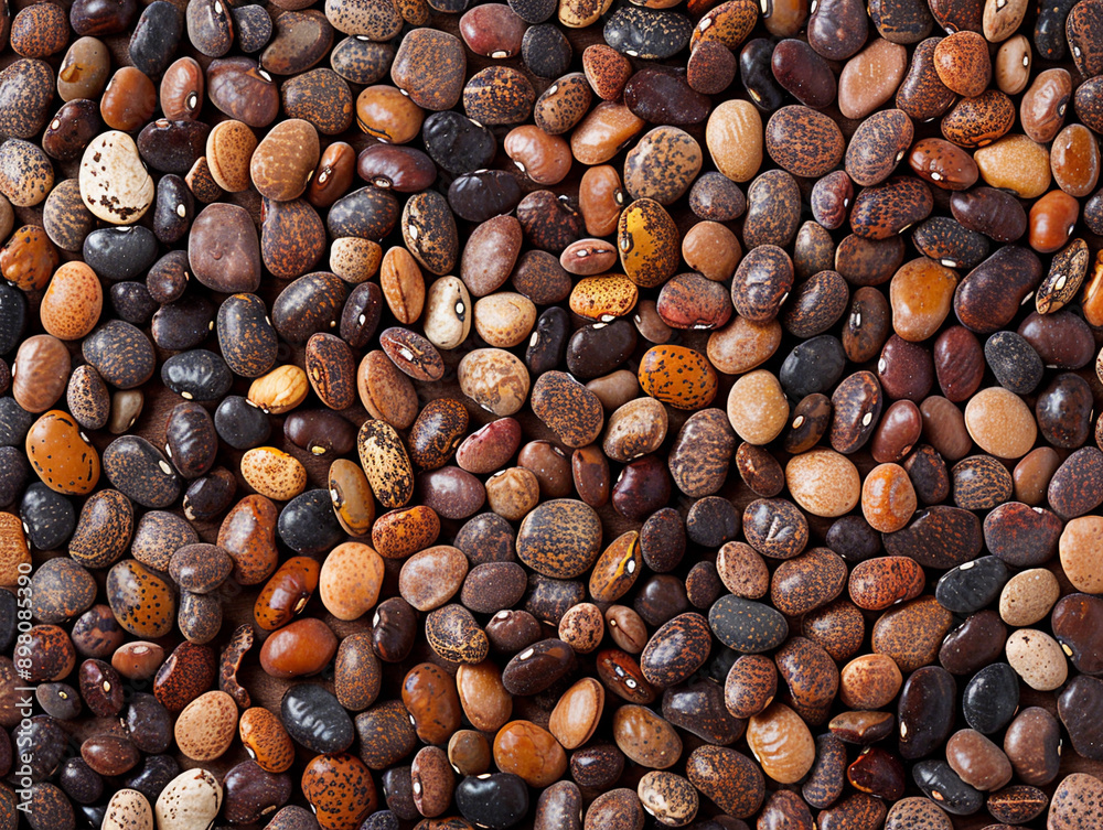 A Close-Up View of Assorted Dried Beans A Close-Up View of Assorted Dried Beans