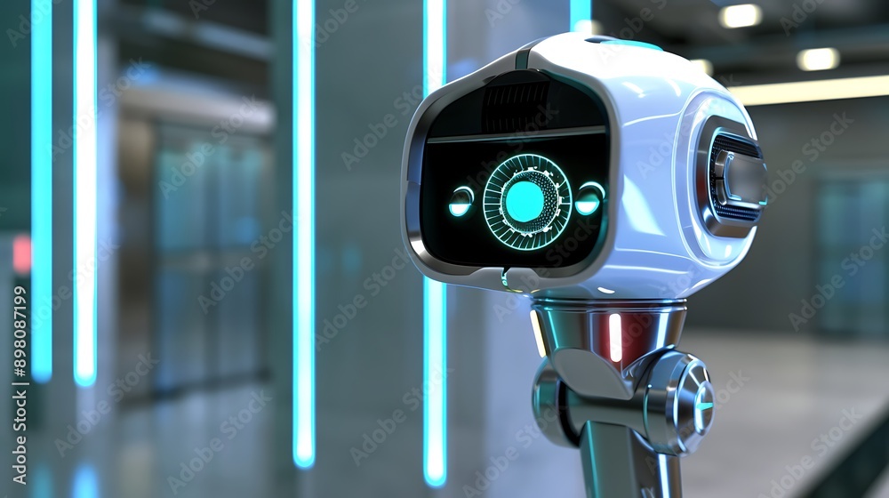Biometric scanning robot for security checks Biometric scanning robot for security checks