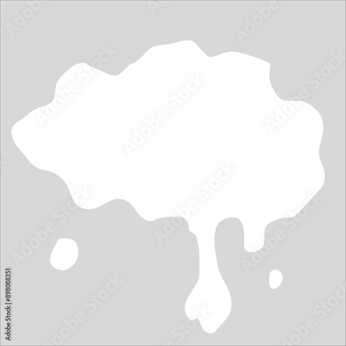 Paint white pigment spray splash stain illustration spots