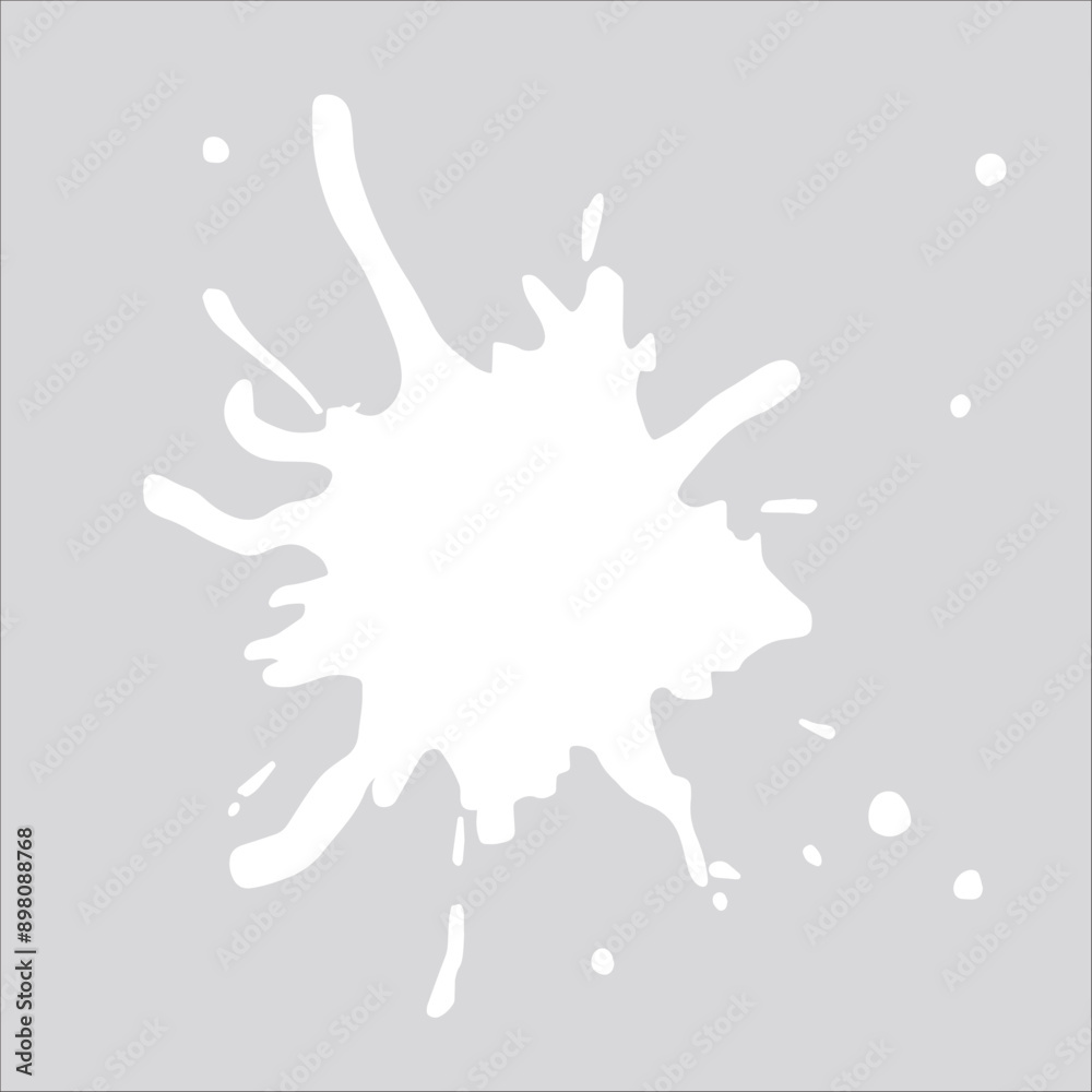 Paint white pigment spray splash stain illustration spots Paint white pigment spray splash stain illustration spots