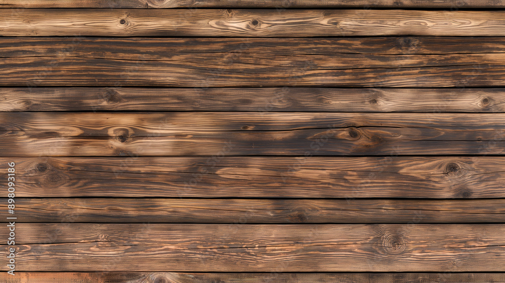 Obraz premium Wooden brown texture. Wooden table, wall or fence close up top view texture background. High quality hardwood planks surface. Carpentry, rough, pine, oak. Brown wooden texture