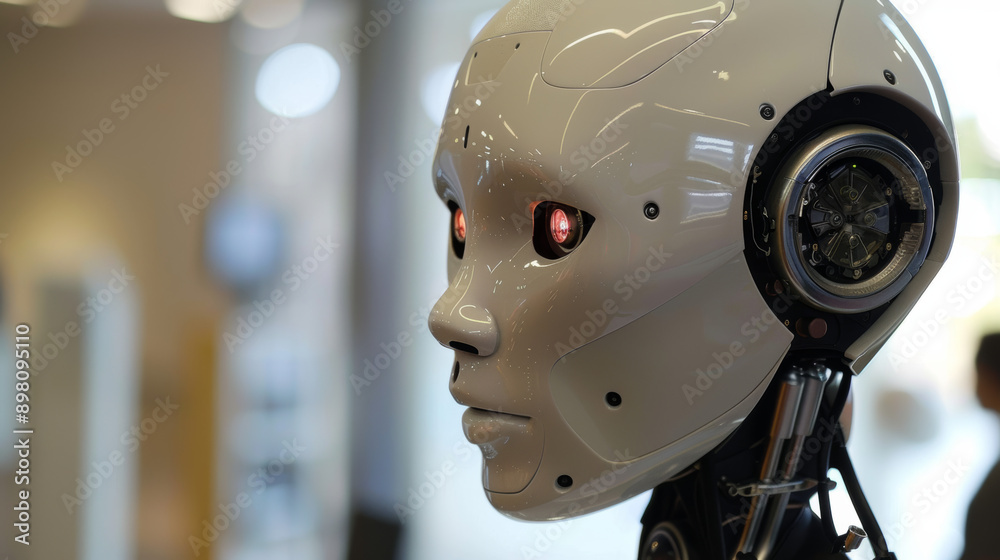 Fototapeta premium AI is the intelligence that machines show. It lets computers think like humans to solve problems.