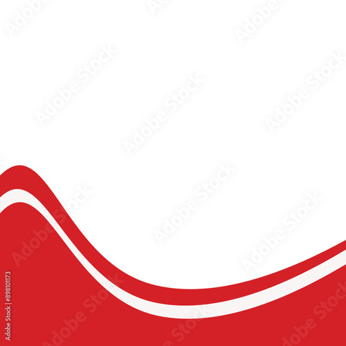 Red And White Border