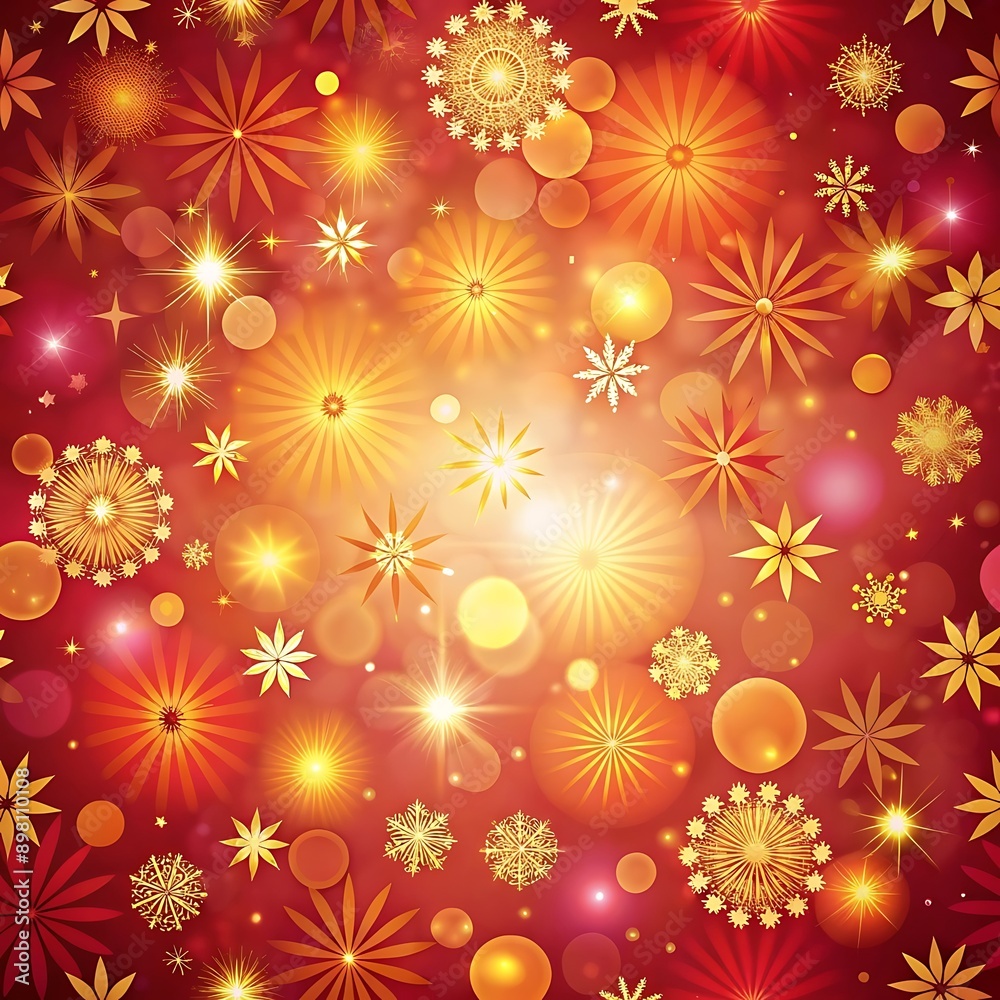 Festive Red and Gold Abstract Background. Festive Red and Gold Abstract Background.