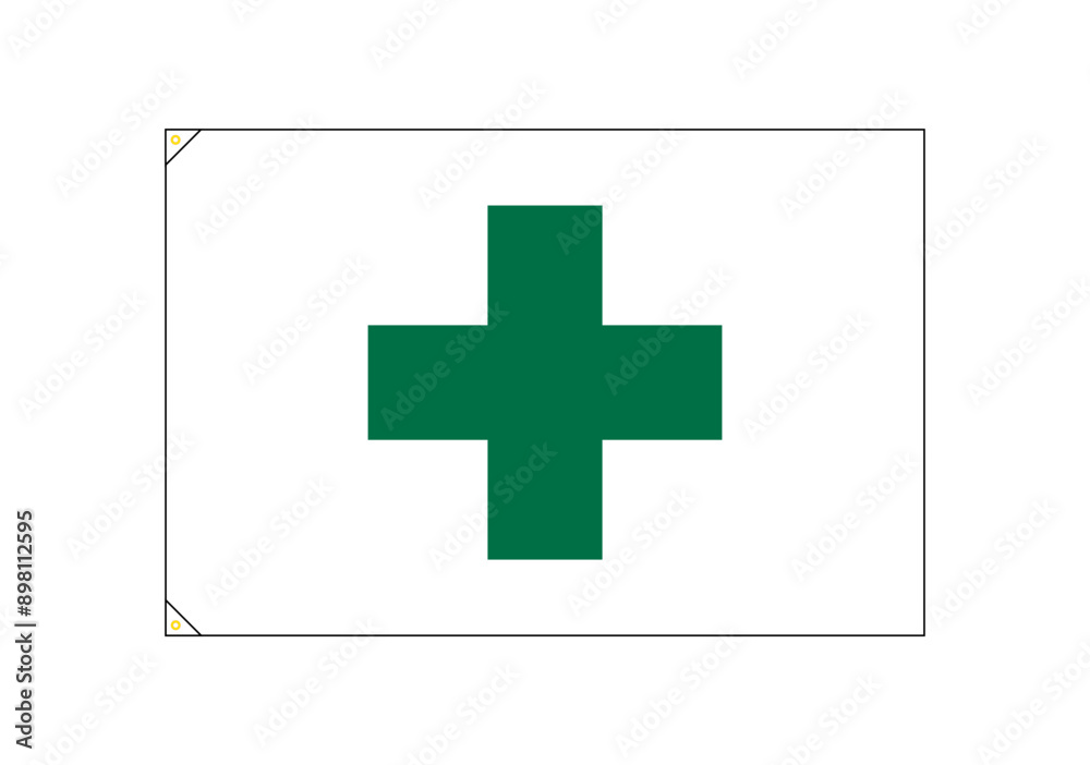 Obraz premium 安全旗 ハトメ付き