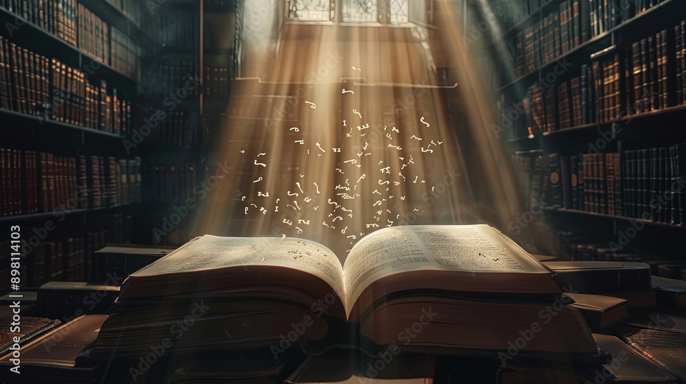 Obraz premium World book day. An open book background. International literacy day. Reading book. Back to school concept. Happy Book Day. Student day. Education and science. Literacy, books, paper. Copy space area