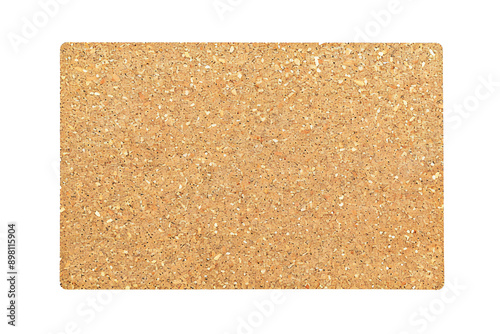 Empty cork board banner on transparent background Generative Ai photo