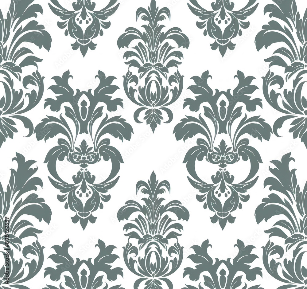 A seamless pattern of abstract on a white background