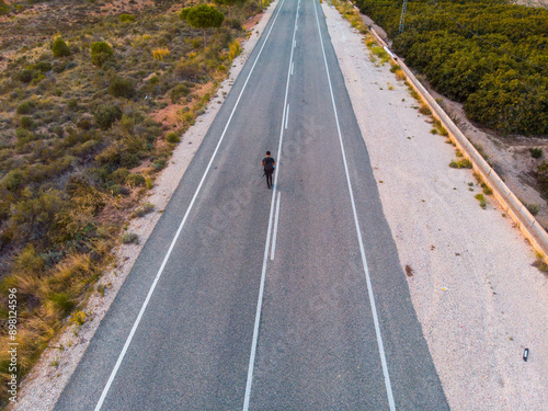 winding road in the mountains