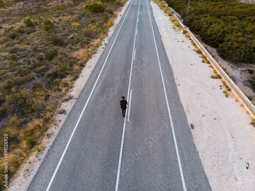 road in the countryside