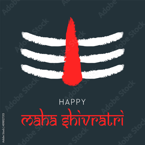 Happy Maha Shivratri Tilak Social Media Banner
