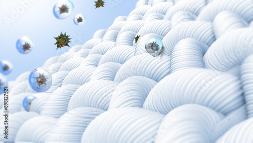 3D visualization helps remove dirt embedded in fabric fibers._EP4