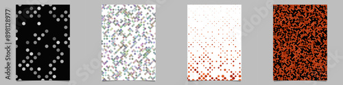 Abstract geometrical brochure background collection