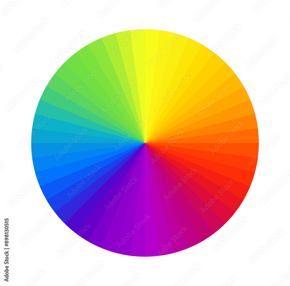 Obraz premium Extended Color Wheel Spectrum Vector Illustration