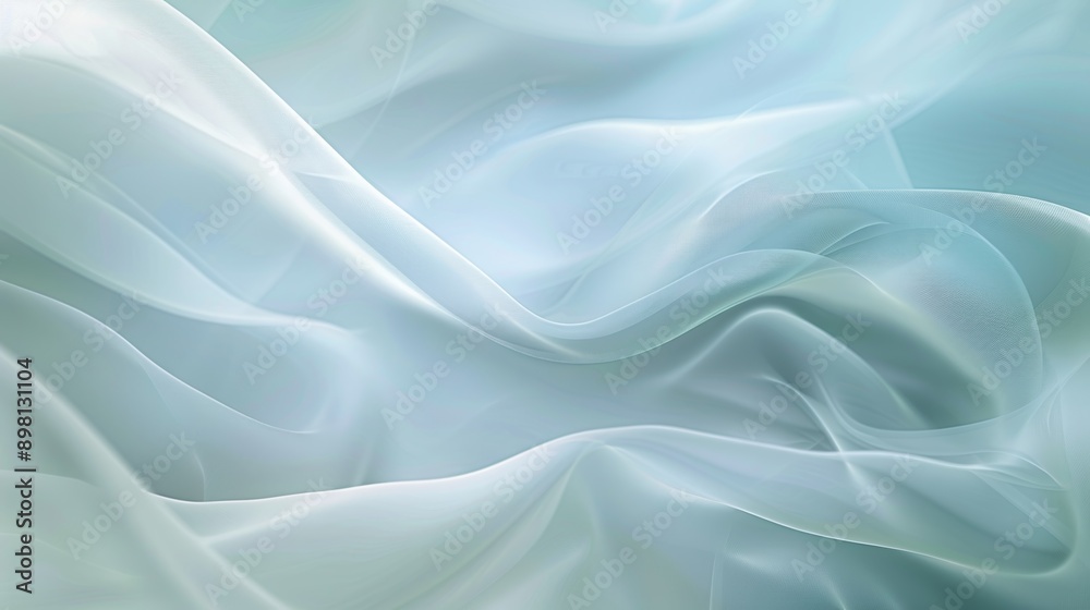 Gracefully flowing light blue fabric creates elegant shapes, adding luxury and beauty to any design. Ideal for fashion, wedding, or creative projects Gracefully flowing light blue fabric creates elegant shapes, adding luxury and beauty to any design. Ideal for fashion, wedding, or creative projects