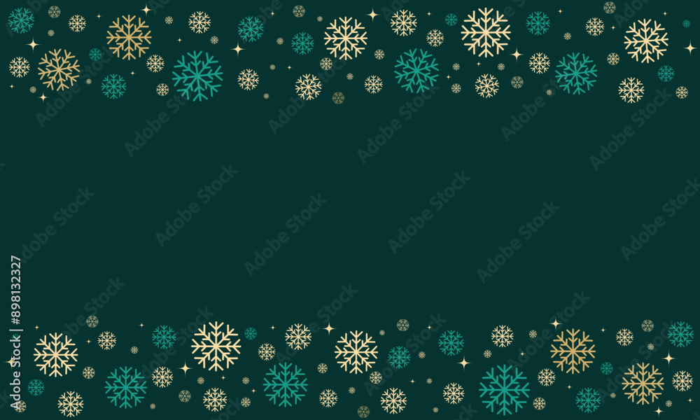 Winter snowflakes vector background. Christmas background Winter snowflakes vector background. Christmas background