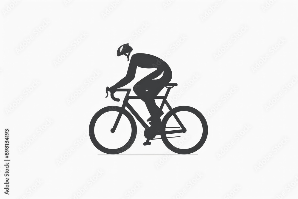 A dramatic black and white silhouette of a cyclist positioned on a racing bike, showing speed and motion as they pedal forward, conveying the heart of competitive cycling. A dramatic black and white silhouette of a cyclist positioned on a racing bike, showing speed and motion as they pedal forward, conveying the heart of competitive cycling.