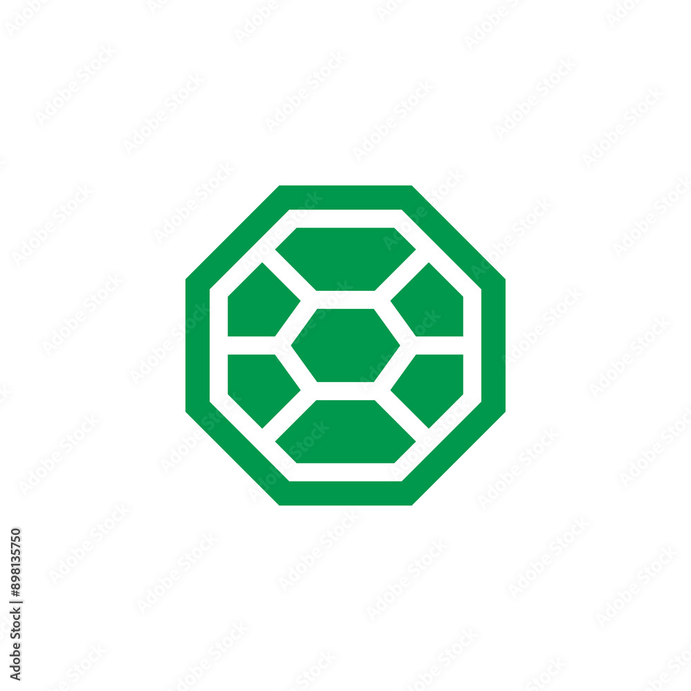 Geometric Turtle Shell Logo design vector template Geometric Turtle Shell Logo design vector template