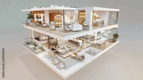 high-tech real estate development firm using 3D modeling and virtual tours to plan and sell properties before they are built