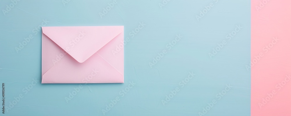 Soft pastel background with email marketing setup, showcasing customer engagement Soft pastel background with email marketing setup, showcasing customer engagement