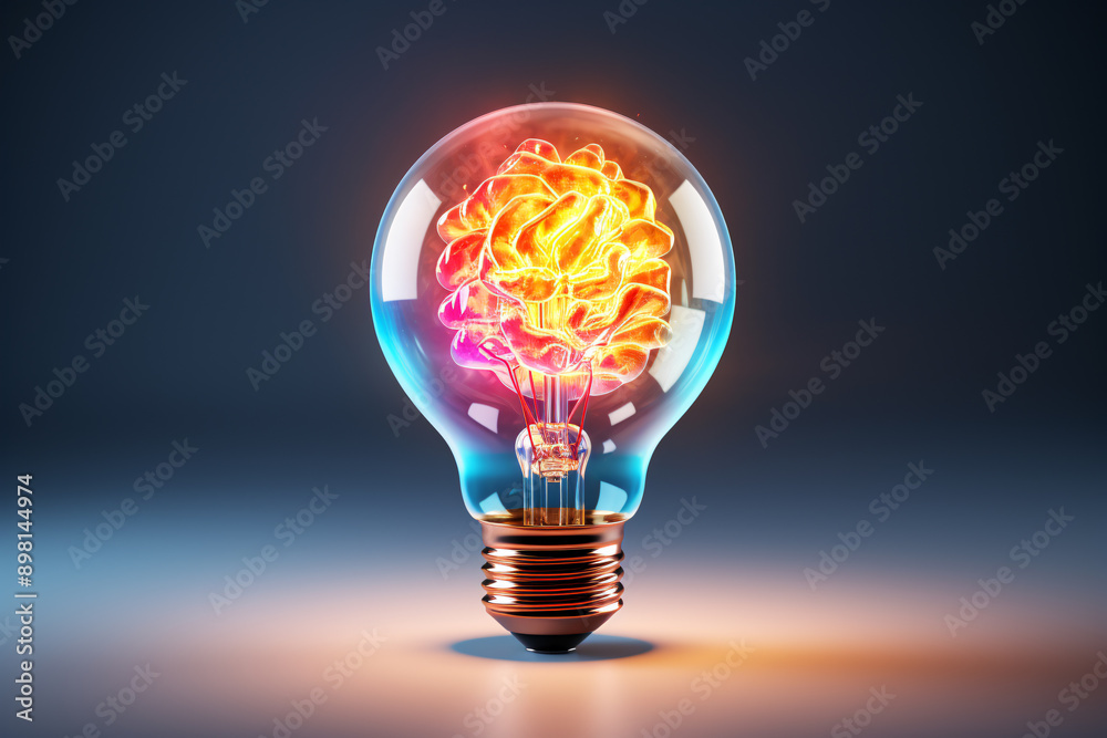 a light bulb with a flower inside a light bulb with a flower inside