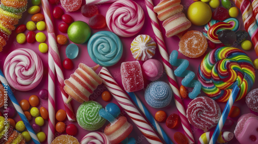 World Sweets Day. licorice. lollipops on a stick. marmalade World Sweets Day. licorice. lollipops on a stick. marmalade
