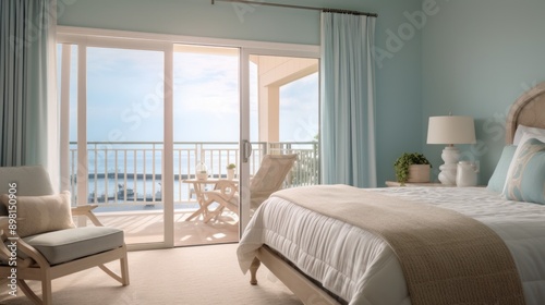 Ocean View Bedroom with Balcony