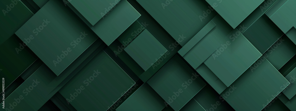 Green geometric background with overlapping square shape for business presentations, Abstract Polygon Background with Green Geometric Shapes and Patterns Green geometric background with overlapping square shape for business presentations, Abstract Polygon Background with Green Geometric Shapes and Patterns