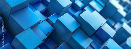 abstract digital blue technology background. 