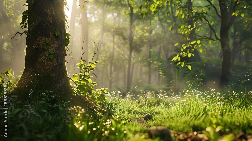 Obraz premium Forest trees wildlife world environment 