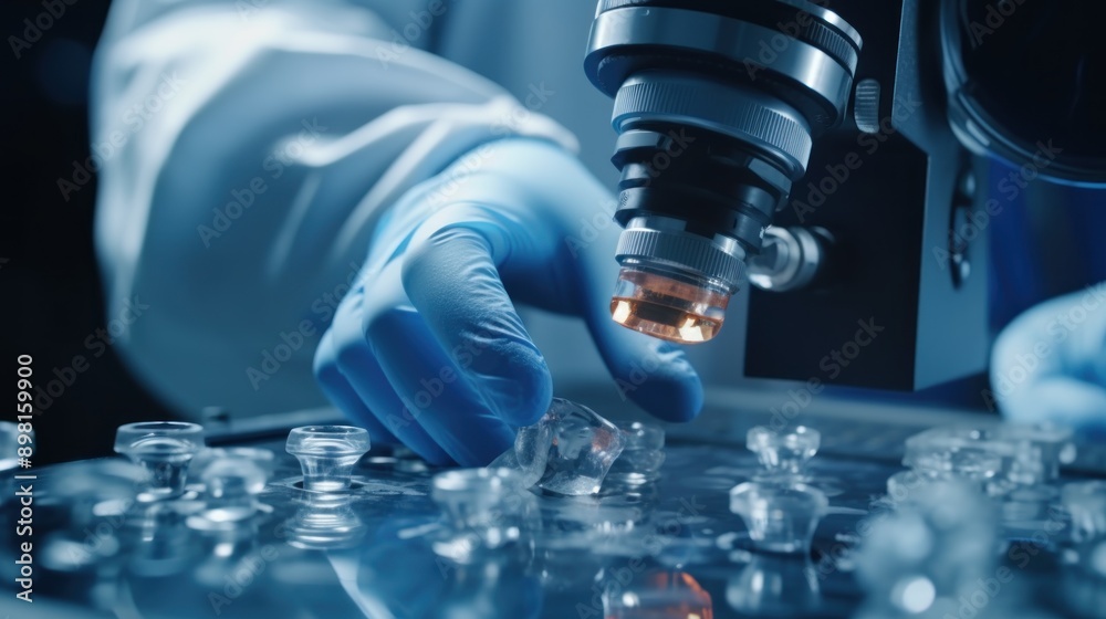 Microscope Examination of Glass Lenses Microscope Examination of Glass Lenses