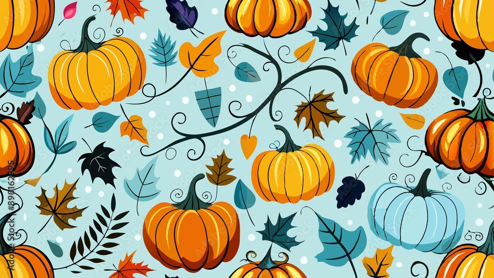 Hallowen pattern various pumpkin Hallowen pattern various pumpkin