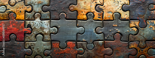 Weathered Puzzle Pieces