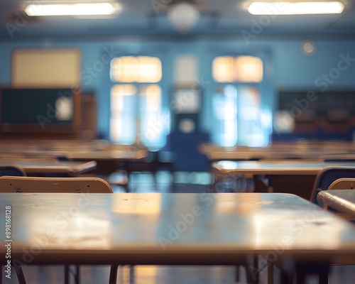 Blurred school background © dip