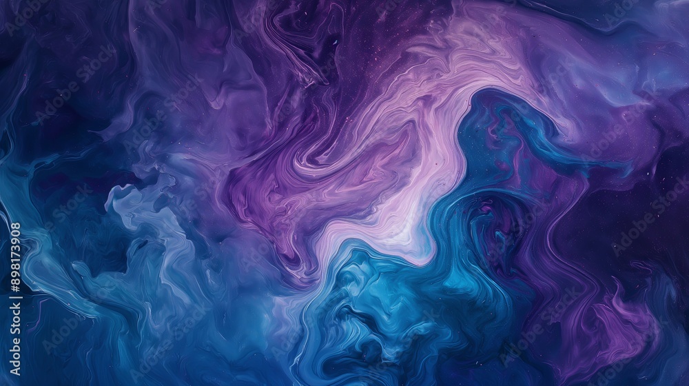 The image is a colorful abstract painting with a purple and blue swirl pattern. Abstract background The image is a colorful abstract painting with a purple and blue swirl pattern. Abstract background