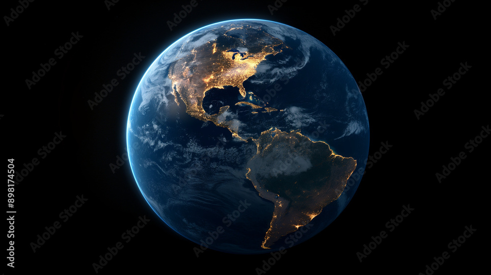 A stunning, detailed representation of Earth from space. It highlights the continents of Africa, Europe, Asia, and parts of Australia. The continents are illuminated with a radiant glow, possibly ind
A stunning, detailed representation of Earth from space. It highlights the continents of Africa, Europe, Asia, and parts of Australia. The continents are illuminated with a radiant glow, possibly ind