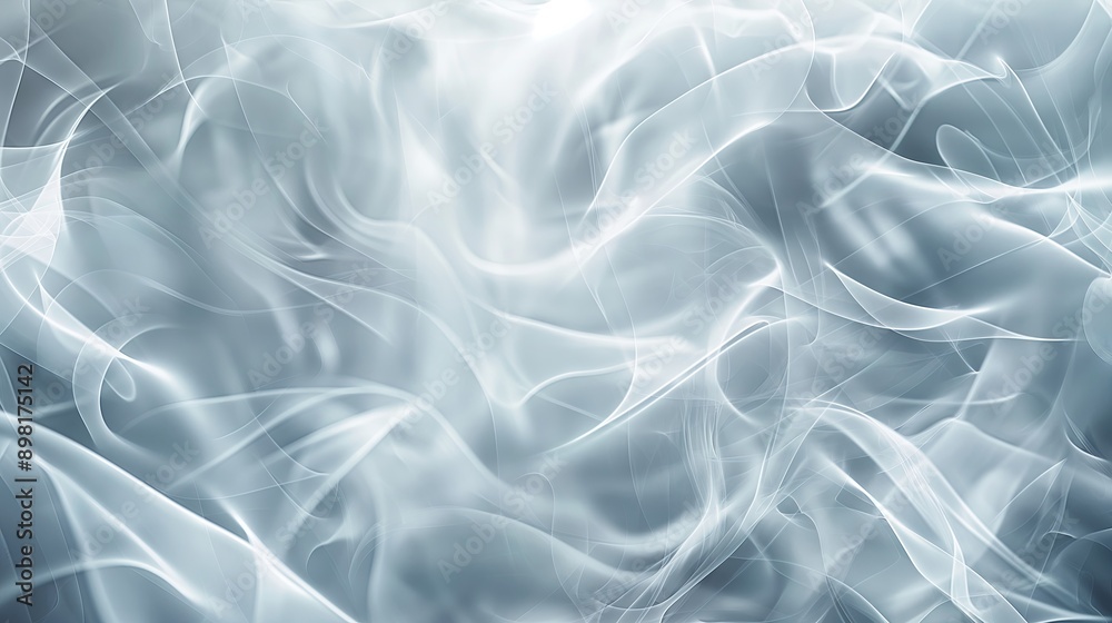 Obraz premium A blurry image of smoke and steam with a blue background. Abstract background