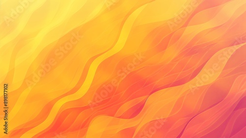 A yellow and orange background with wavy lines. Abstract background