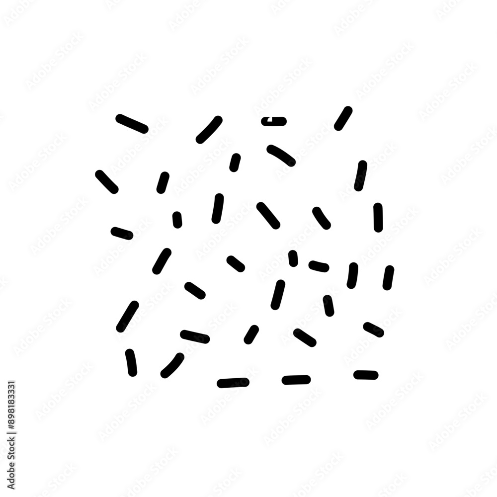 black confetti sprinkles decoration black confetti sprinkles decoration