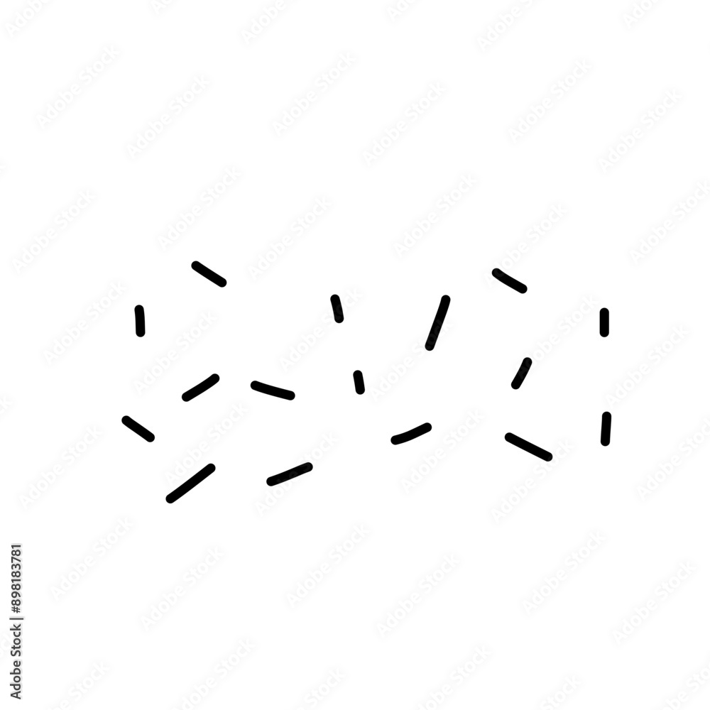 black confetti sprinkles decoration black confetti sprinkles decoration