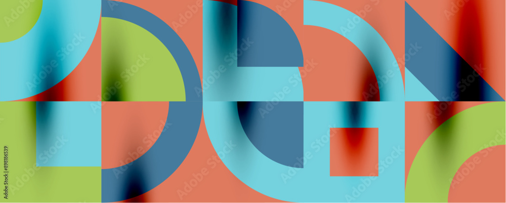 Neo memphis geometric pattern with circles, squares. Pop art abstract background for covers, banners, flyers and posters and other templates Neo memphis geometric pattern with circles, squares. Pop art abstract background for covers, banners, flyers and posters and other templates