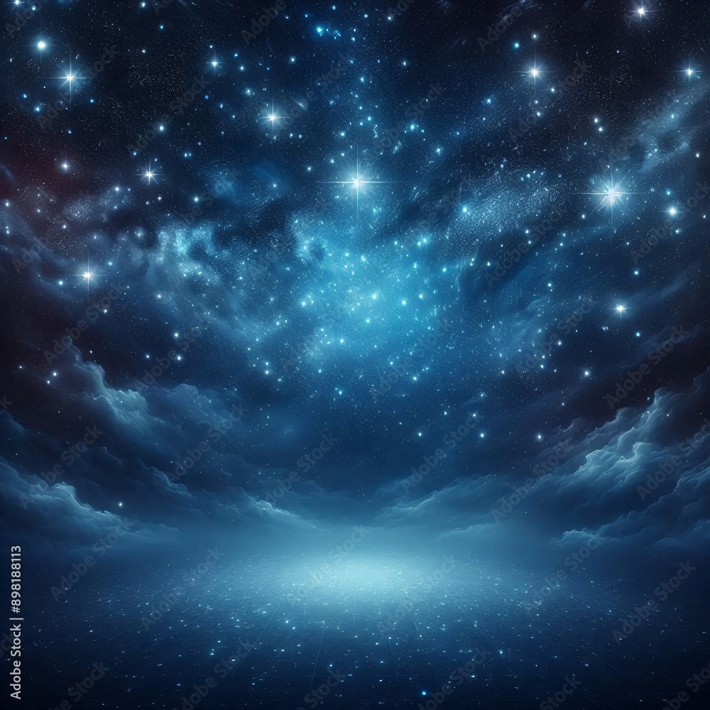 Fototapeta premium Starry Night Sky Backdrop