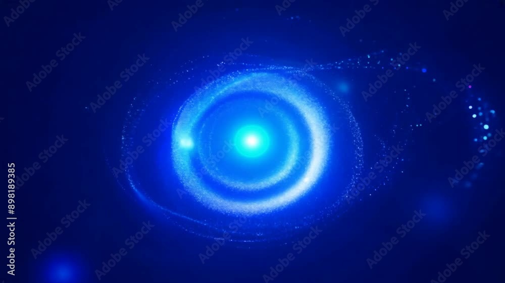 Starry blue space background with swirling galaxies a Starry blue space background with swirling galaxies a