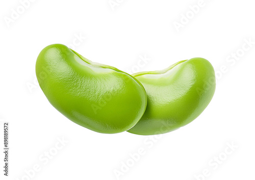 fava bean isolated on transparent or white background photo