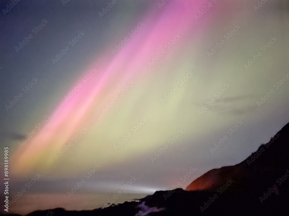 Northern LIghts Naked Eye Glenarm Close View Northern LIghts Naked Eye Glenarm Close View