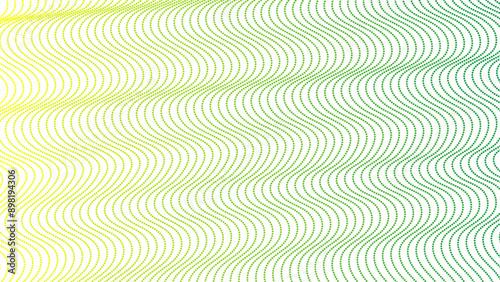 Wallpaper Mural Abstract dots particles flowing wavy colorful isolated on white background. Vector illustration design elements in concept of technology, energy, science, music. Torontodigital.ca